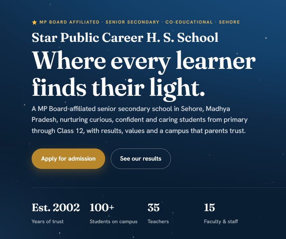 Star Public Career H.S. School site